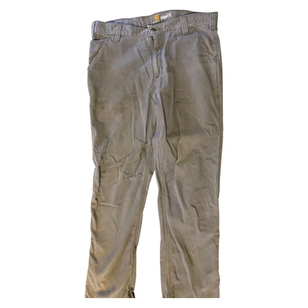 Gray Carhartt work pants